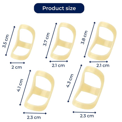 Steadygrip | Trigger Finger Splint Oval-8 Ring Splint – Pain-Relief Stability – Waterproof Plastic – Daily Wear for Finger Strain