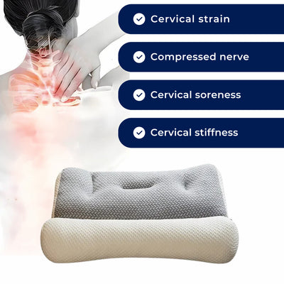 SpineEase | Orthopedic Neck Pillow – Pain Relief – Breathable Memory Foam – For Side Sleepers & All Sleep Positions