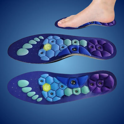 SoleRelief Magnetic Acupressure Insoles | Pain Relief - Improved Circulation - Stress Reduction - Posture Support Insoles