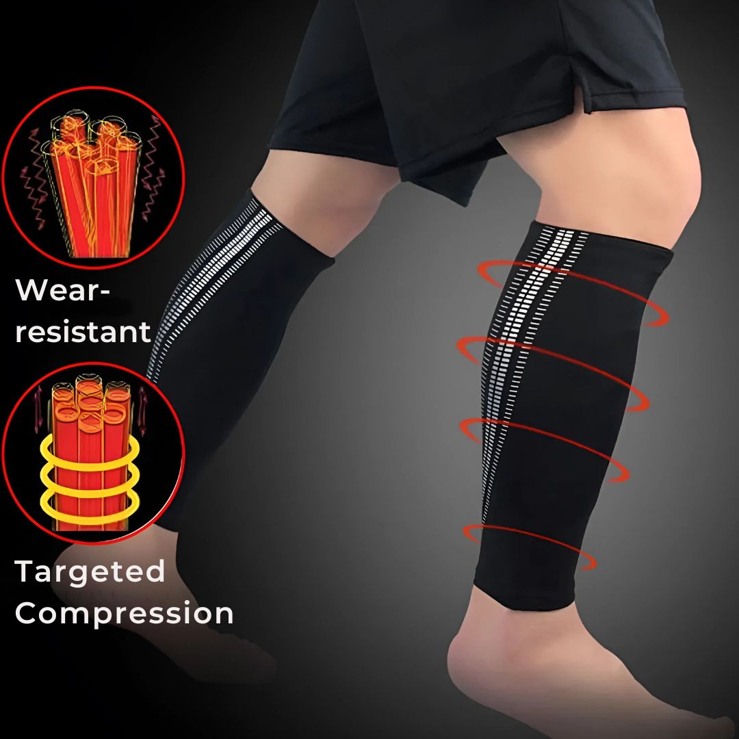 SportFlex Support Socks - 1pce | for Enhanced Muscle Stability and Compression - Reduce Fatigue During Athletic Activities