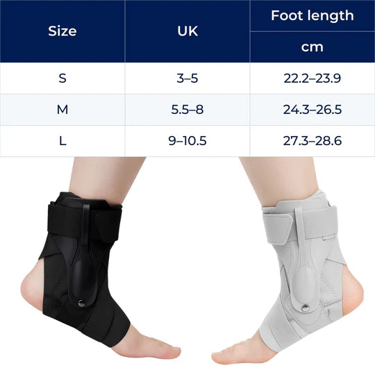 StabilEase Ankle Support Brace – Prevents Twisting – Breathable Lightweight – Pain Relief – Injury Recovery – Everyday Comfort