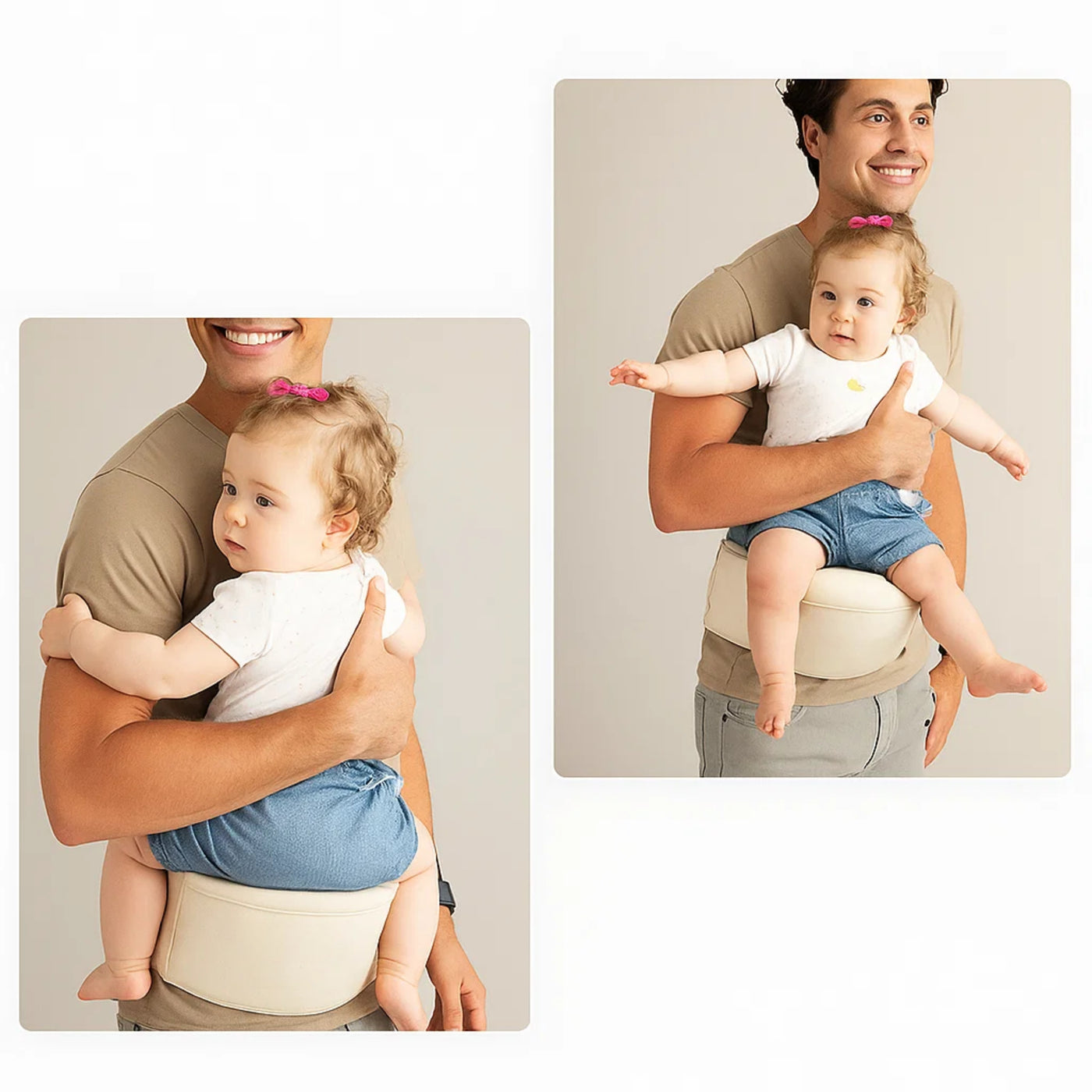 SureCarry | Ergonomic Hip‑Seat Carrier – Even Weight Distribution – Tear‑Resistant Nylon – Hands‑Free Support for Travelling Parents