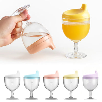 TinySip | Leak‑Proof Transition Sippy Cup – No‑Spill Silicone – Easy‑Grip Handles – Supports Weaning – Mess‑Free Drinking for Toddlers