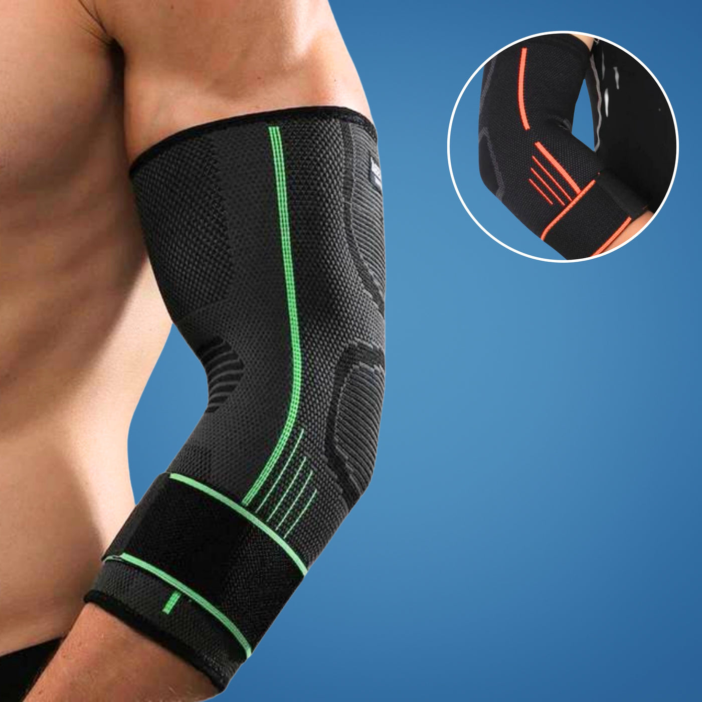 FlexiShield Orthopedic Elbow Brace | Pain Relief - Elbow Support - for Tendonitis - Arthritis - Injury Recovery