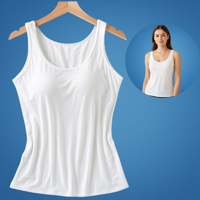ComfortFlex | Padded Tank Top with Built-In Bra – Supportive Fit – Breathable Fabric – Ideal for Active Women