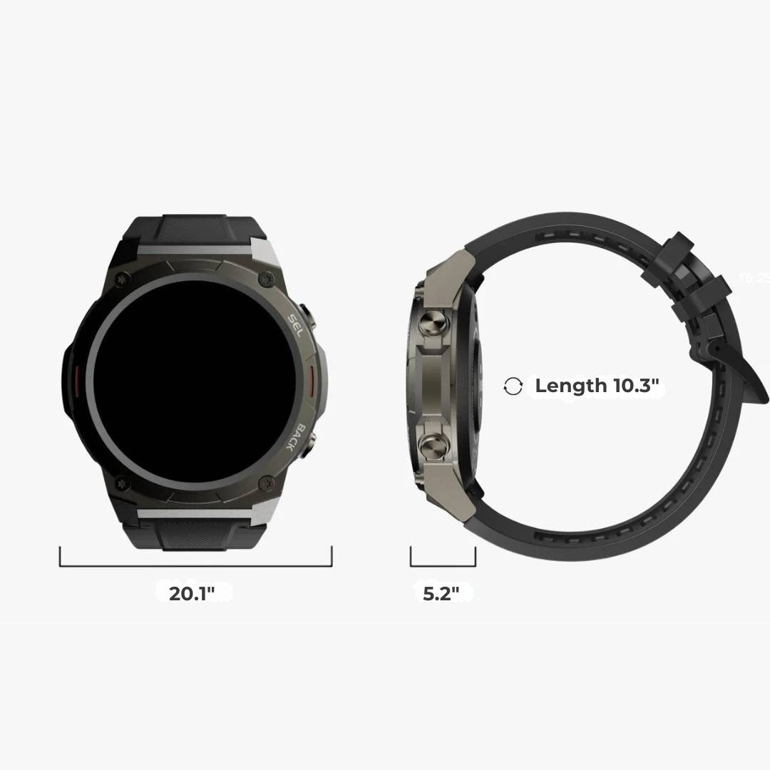 Duratech Smartwatch | 110+ Sports Modes - Comprehensive Health Tracking - Bluetooth Calling - Waterproof Smartwatch