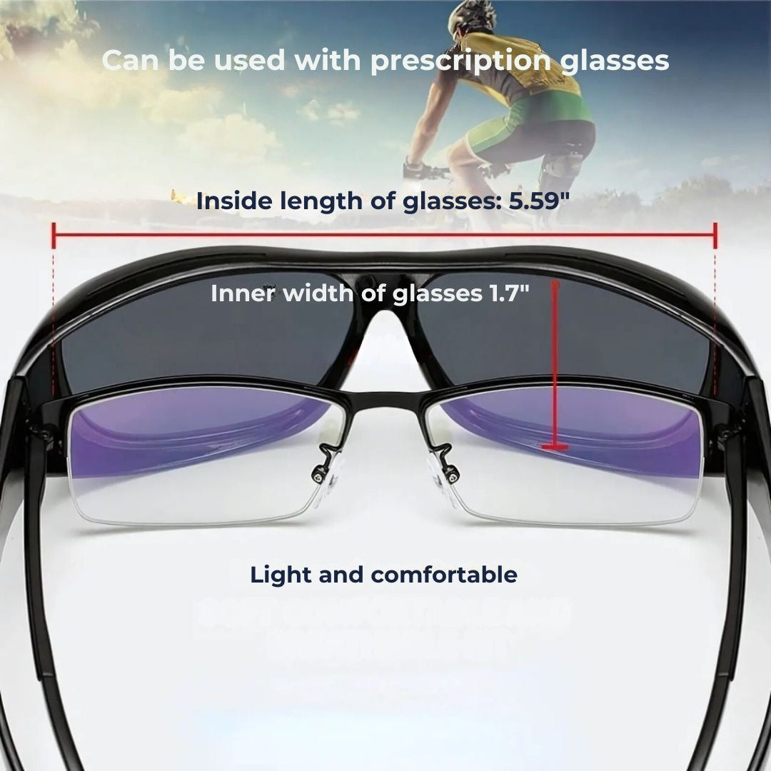 DriveBright Night Driving Clarity Glasses | Enhanced Vision - Anti-Glare Glasses - UV Protection - Reduced Eye Strain During Night Drives