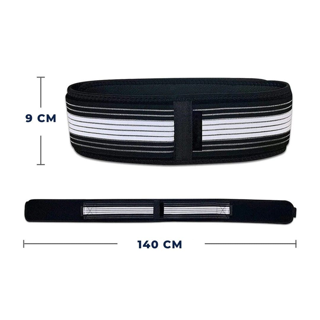 BackGuard Lumbar Support Belt | Lower Back Pain Relief - Adjustable Fit for Posture Correction - Injury Prevention - Active Use