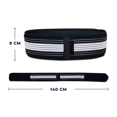 BackGuard Lumbar Support Belt | Lower Back Pain Relief - Adjustable Fit for Posture Correction - Injury Prevention - Active Use
