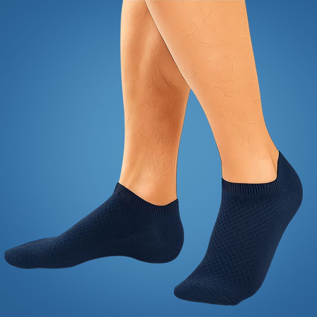 FreshStep | Men’s Bamboo Low-Cut Socks – Moisture-Wicking – Soft Elastic Fibre – Sweat-Free All-Day Comfort – Durable Odour Control