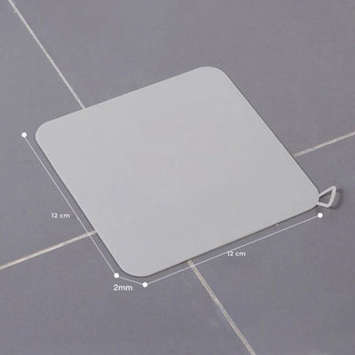 EcoFlow Shower Drain Silicone Cover | Anti Odour Mat - Catches Hair and Debris - Prevents Clogs in the Shower