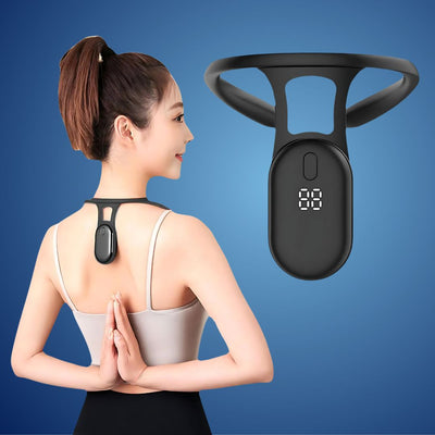 PosturePlus Neck and Back Posture Corrector | Real-Time Feedback - Neck Support and Spine Alignment