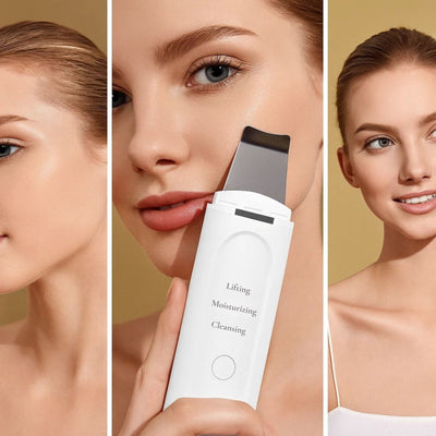 GlowSonic | Ultrasonic Facial Wand – Deep Cleansing – 33,000 Vibrations – At-Home Skincare Tool