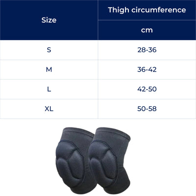 KneeProX | Shock-Absorbing Knee Pads – Breathable Compression Support – Anti-Slip Cushion Design – Sports & Injury Prevention
