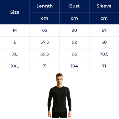ProDryFit | Men’s Long Sleeve Workout Shirt – Quick-Dry Moisture-Wicking Top – Breathable Stretch Mesh – Gym & Running