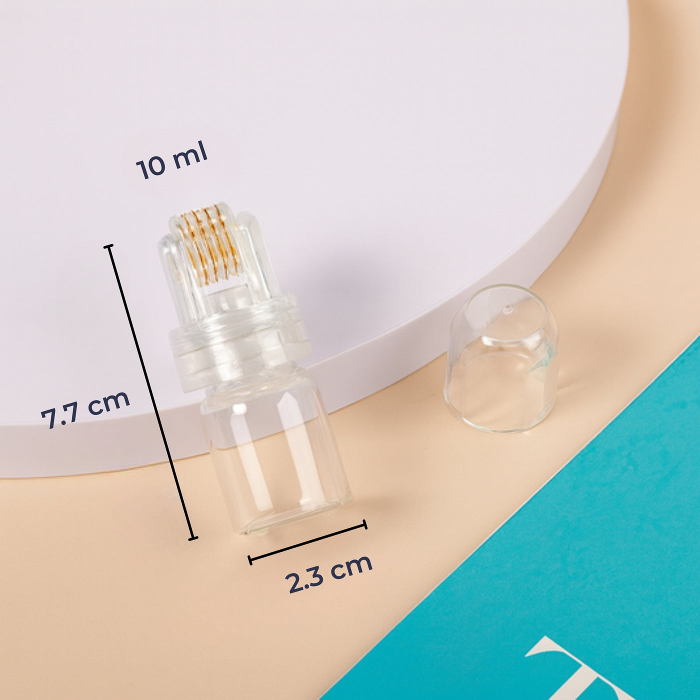 SkinFuse | Microneedle Derma Roller – Boosts Serum Absorption – Refillable Bottle & Fine Needles – Safe At-Home Skincare