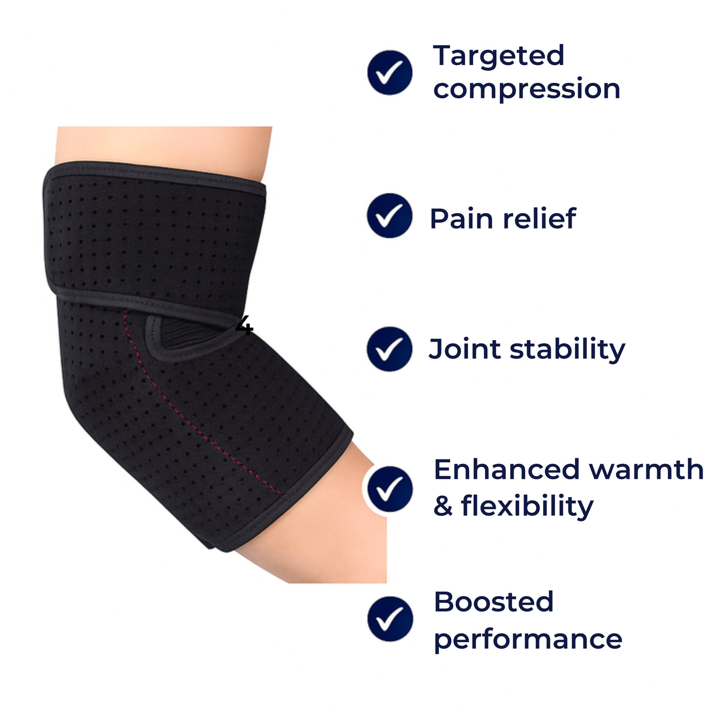 ElboSure | Elbow Support Sleeve – Breathable Compression – Adjustable Non-Slip Fit – Work Sports & Injury Relief