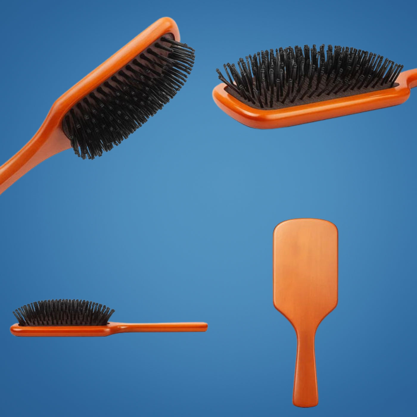 SilkEase | Anti-Static Detangling Brush – Frizz Control – Air Cushion Pad – Reduces Breakage – Adds Smooth, Shiny & Healthy-Looking Hair