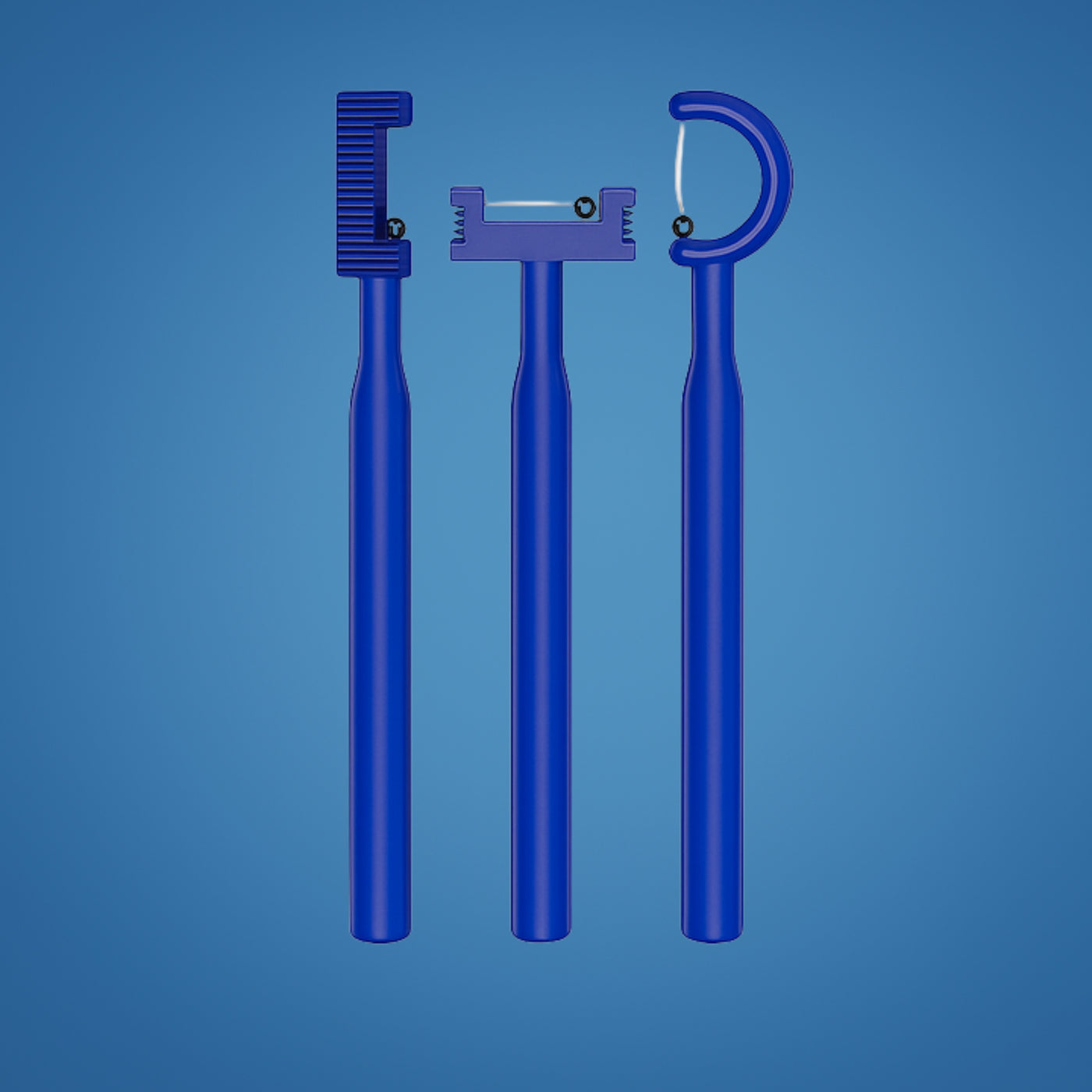 VocaFlex | Oral Muscle Trainer – 3-Piece Tongue Tip Exerciser – Non-Slip Handle – Improves Speech & Swallowing Control