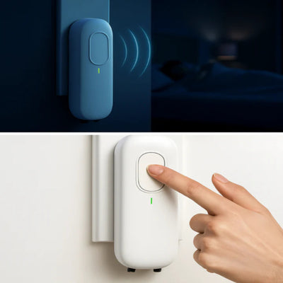 AerisPure | Plug-in Air Purifier – Negative Ion – Ultra-quiet ≤ 5 dB – Removes Smoke Odours & Pet Dander – Clean Fresh Air for Bedrooms