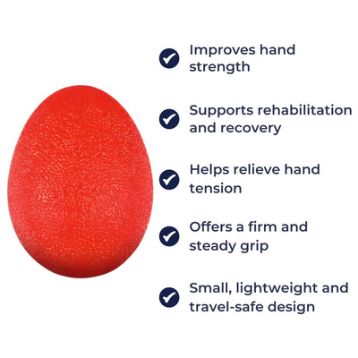 GripForce | Hand Strengthener Ball – Boosts Grip Strength – Soft Resistant Design – For Rehab & Pain Relief & Daily Use & Stress Relief Boost X