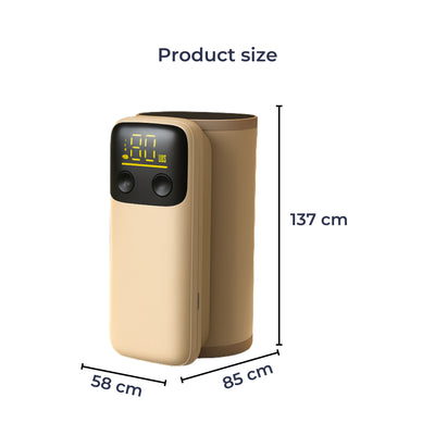 MilkEase | Portable Bottle Warmer – USB Rechargeable with LED Display – Spill-Free Compact Design – Travel & On-the-Go Parents