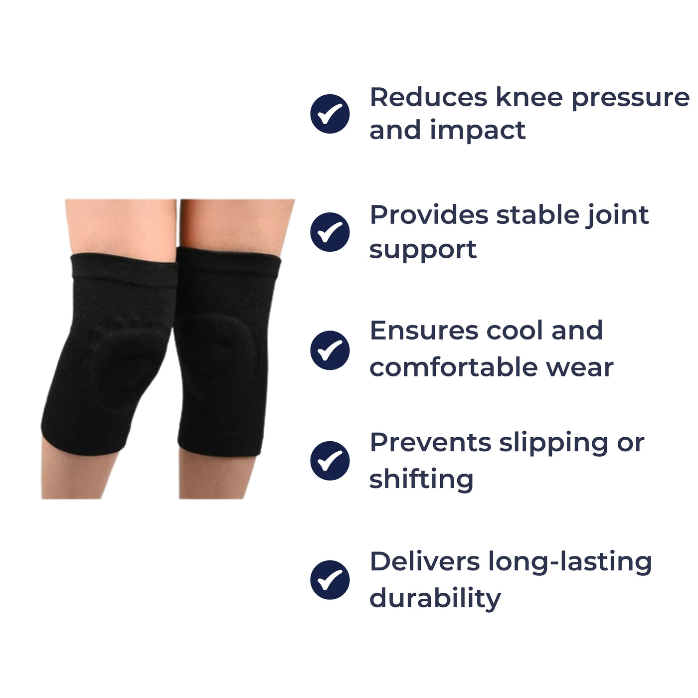 KneeGuardX | Silicone Knee Pads – Shock-Absorbing Compression Support – Breathable Anti-Slip Design – Sports & Joint Protection
