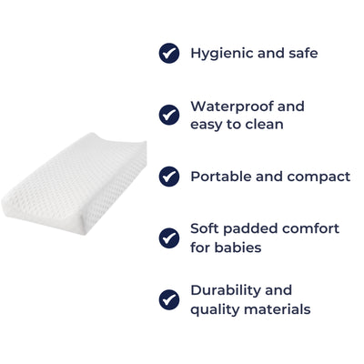 CleanEase | Changing Mat – Waterproof & Wipe Clean – Cushioned Comfort – Travel-friendly For Babies