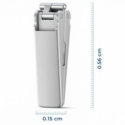 ClipGuard | Nail Clippers – Mess-free Catcher – Stainless Steel Foldable – Travel & Home Grooming