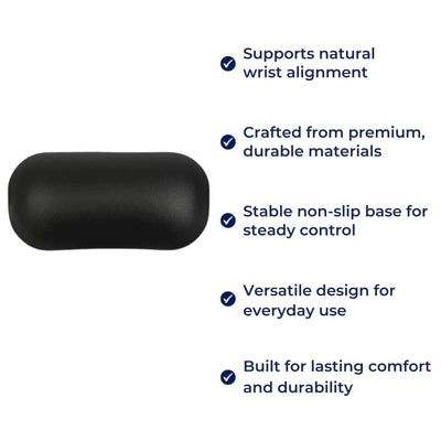 WristEase | Mouse Wrist Rest – Ergonomic Pressure-Relief – Soft Non-Slip Silicone Cushion – Comfort & Pain Relief for Office & Gaming