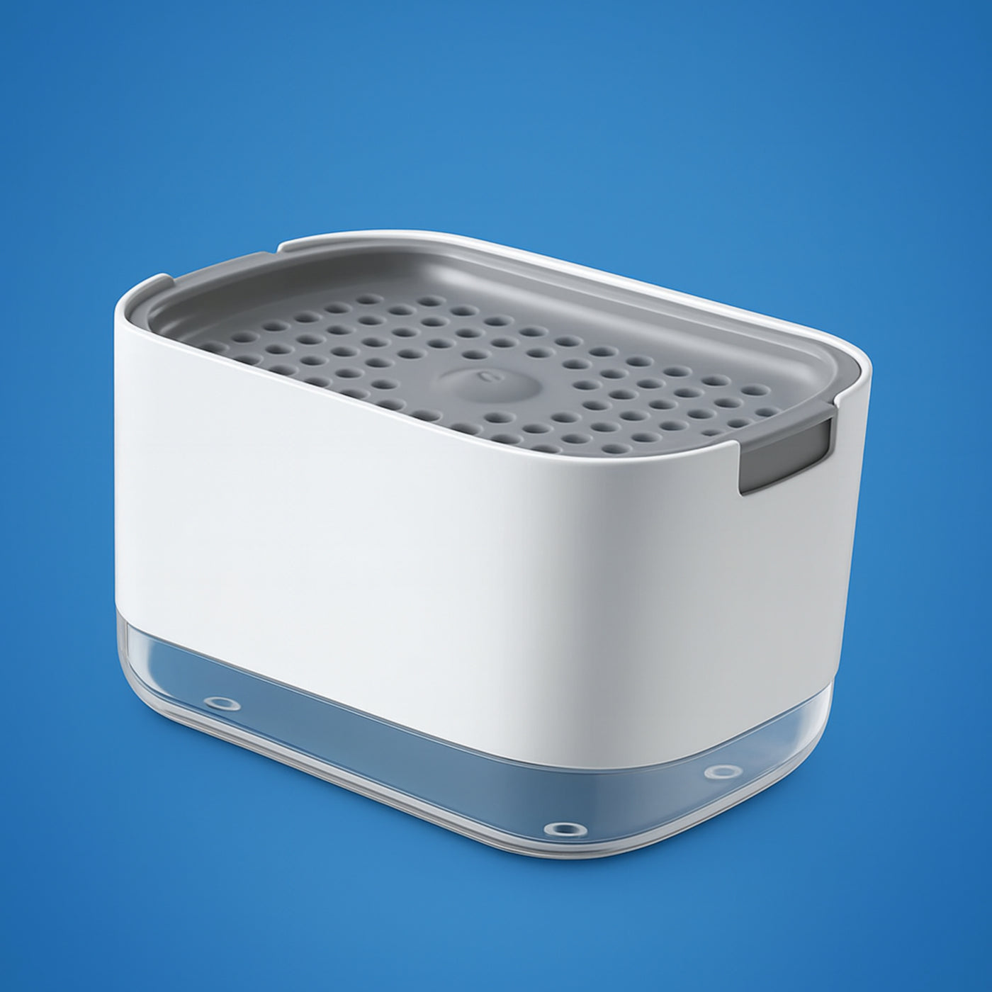 TidyFlow | Soap Dispenser Sponge Holder – Compact Non-Slip – Silicone Base Easy Clean – Kitchen Sink Organisation