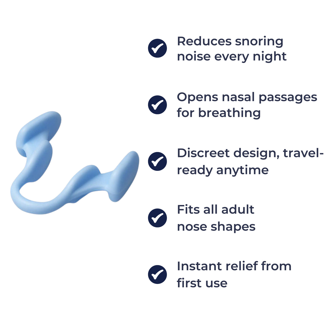SilentEase | Anti-Snoring Nasal Dilator – Soft Silicone – Comfortable Fit – Adults Seeking Snore-Free Sleep – Better Rest Every Night