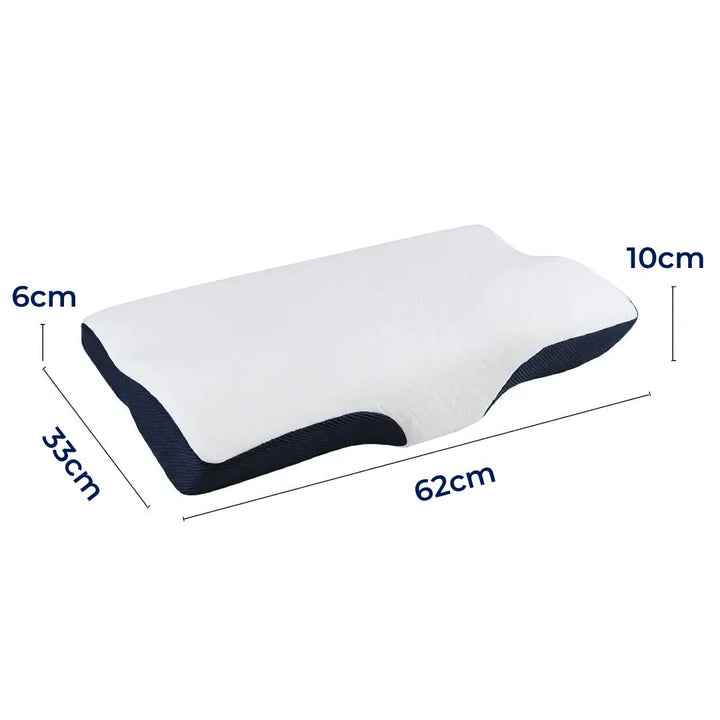 Sleepfast Ergonomic Orthopedic Memory Foam Pillow For Neck And Shoulde