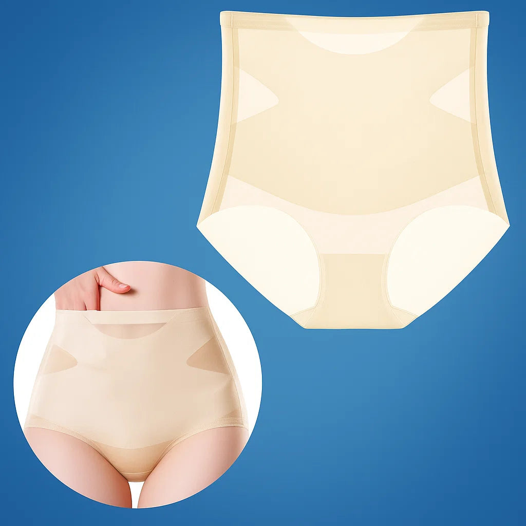 SilhouetteAir | Seamless Shaping Panties – Ultra-Thin High Waist – Breathable Light Compression – Daily Confidence