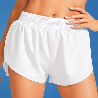 VitaMove | 2-in-1 Women’s Gym Shorts – High Waist Support Fit – Breathable Stretch Fabric – Running & Yoga