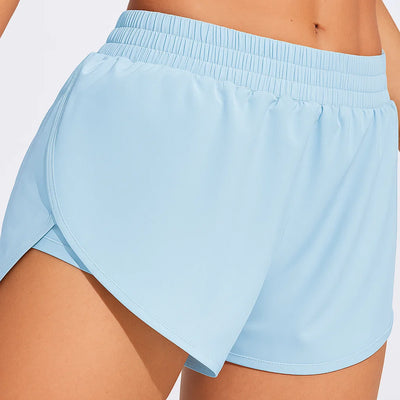 VitaMove | 2-in-1 Women’s Gym Shorts – High Waist Support Fit – Breathable Stretch Fabric – Running & Yoga