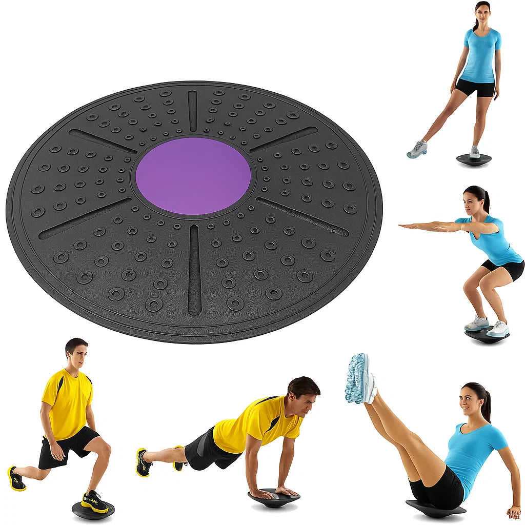 BalanceCore | Wobble Cushion Balance Disc – Improve Core Strength & Posture – Durable Anti-Slip Design – Office & Fitness Training