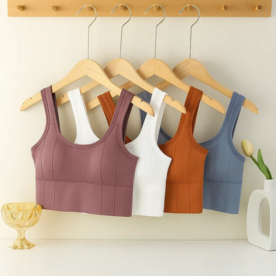 Flexora | Seamless Sports Bra – Cooling Quick-Dry Fabric – Medium Support Fit – Gym & Yoga Workout