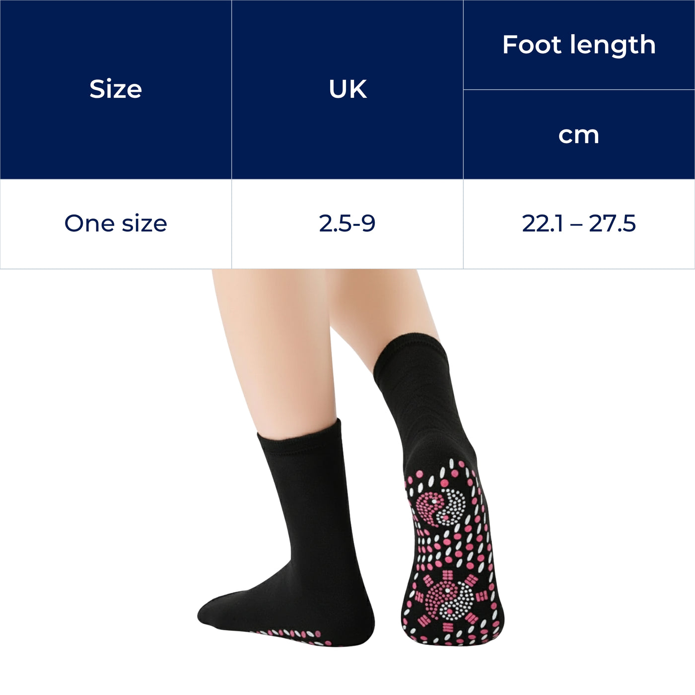 SlimTherm | Self-Heating Socks – Magnetic Therapy – Breathable Slimming Thermal Socks for Cold Feet Relief – Boosts Circulation & Comfort